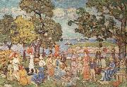 Maurice Prendergast The Promenade oil painting